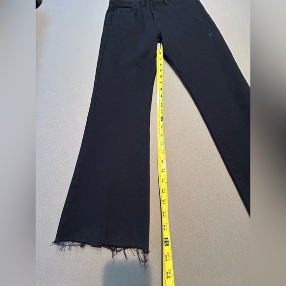 Letters to Juliet by Evergreen Clothing Paola A-Line Scissor Cut Jean - Black - Picture 12 of 13